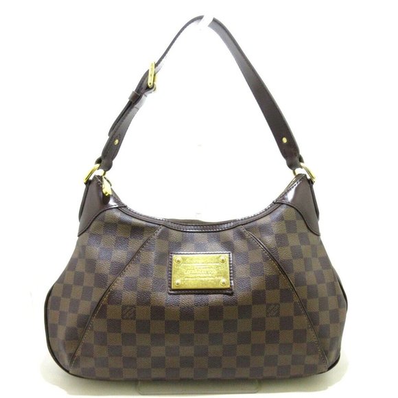 Thames GM Damier Ebene Shoulder Bag - Picture 1 of 10